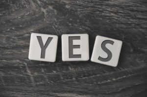 Opportunity to say Yes
