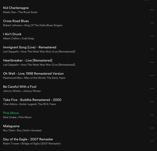 8 Track Mind playlist