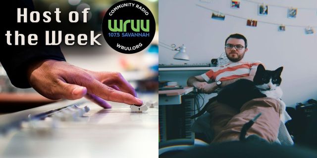 Ian McCarthy an feline friend. Photo by Kylie Fields